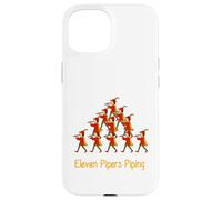 Eleven Pipers Piping Twelve Days Of Christmas Case for iPhone 15