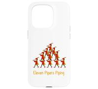 Eleven Pipers Piping Twelve Days Of Christmas Case for iPhone 15 Pro