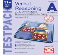 Eleven Plus Exam Group 11+ Verbal Reasoning Year 5-7 GL & Other Styles Testpack A Papers Eleven Plus Exam Group Multicolor