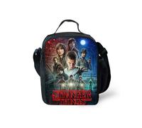(Eleven) Stranger Things Pattern Insulated Lunch Box Bag Outdoor Picnic Bags Kids Gifts