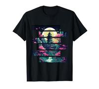 Eleven Sunsets Serenity in Bloom: Japanese Cherry Blossom Grove T-Shirt