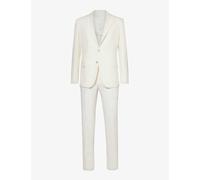 Eleventy Notch-lapel Single-breasted Regular-fit Linen-blend Suit