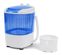 Elevon Mini Spin Dryer Portable Washing Machine, Compact Laundry for Home, Apartment, RV, Blue
