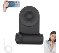 Elevopro Vlogger Pro Magnetic Phone Camera Handle Bracket - Maggrip Vlogger Pro for All Smartphones - Selfie Phone Grip with Bluetooth Photography and Wireless Charging (Black)