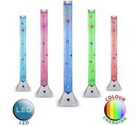 Elex Stunning 90cm Colour Changing LED Mood Bubble Tower Lamp Fish Water Tube Floor Standing Lamp Light Elex Multicolor