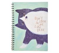 Elezeal Spiral Bound Notebook with Cute Cat Design,A4 Sketchbook Notebook with Cats Cover Sketchpad Drawing Blank Paper - 40 Sheets, 8.2 x 11.2 inches, Premium Quality Paper for School, Office