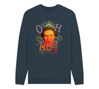 Elf Angry Unsex Sweatshirt in Navy | Size: Large Elf Navy L