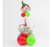 Elf Arrival Special Delivery Bubble Balloon - Inflated Balloon In A Box