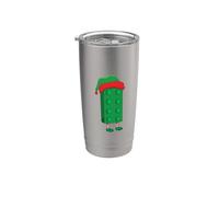 Elf Block Building Builder Brick Master Builder Christmas Stainless Steel Insulated Tumbler