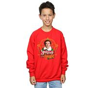 Elf Boys Buddy Smiling Sweatshirt 9-11 Years Red
