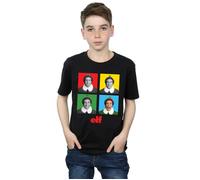 Elf Boy's Four Faces T-Shirt in Black | Size: 5-6 Years Elf Black 5-6 Years