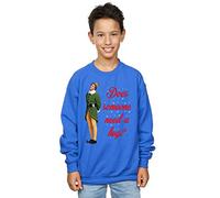 Elf Boys Hug Buddy Sweatshirt 7-8 Years Royal Blue