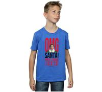 Elf Boy's OMG Santa I Know Him T-Shirt in Blue | Size: 7-8 Years Elf Blue 7-8 Years