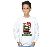 Elf Boys OMG Santa Sweatshirt 9-11 Years White