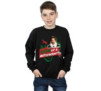 Elf Boys Son Of A Nutcracker Sweatshirt 7-8 Years Black
