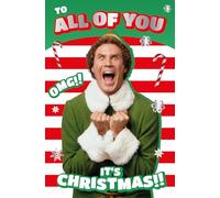 Elf Christmas Card “To All” - Official Buddy the Elf Greeting Card - Funny Festive Card for Friends, Family & Fans of the Christmas Movie