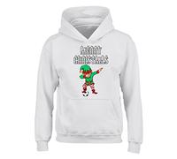 Elf Christmas Mens Hoody World Cup 2025 Football Boys Pullover Party Jumper Funny Santa Dab Dabbing Novelty Unisex Gift Girls Kids Hoodie Top Printed Design White - Youth Small (Age 5-6)