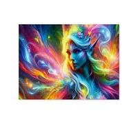 Elf - colour magic in the elf forest，Jigsaws Puzzles 1000 Pieces Teens Kids Jigsaw Entertainment Toys Brain Challenge Puzzle（75x50cm）-AH87