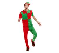Elf Costume, Green & Red