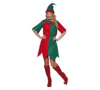Elf Costume, Red & Green