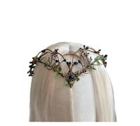 Elf Crown Handmade Tiara Elven Headpiece Fairy Crown Elvish with Branches(ELF007D Black)