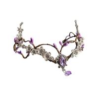 Elf Crown Handmade Tiara Elven Headpiece Fairy Crown Elvish with Branches for Halloween