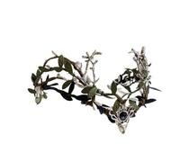 Elf Crown Handmade Tiara Elven Headpiece Fairy Crown Elvish with Branches for Halloween