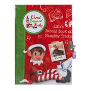 Elf Diary, Blank Hardback Lockable Diary Personal Journal for Writing Down Elf Escapades, Christmas Wishes or to Diarise Elves Behaving Badly