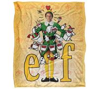 Elf Doodles Blanket Multicoloured (58In X 36In)