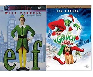 Elf & Dr. Seuss' How the Grinch Stole Christmas - Holiday Double Feature DVD Movie
