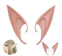 Elf Ear, Fairy Ears, Cosplay Halloween Party Live broadcast Props, Anime Party Dress Up Costume, Masquerade Ball Elven Vampire Ears,elf ears,elven ears,vampire ears(2 Pair)