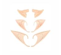 Elf Ears Reusable Halloween Witch Pointy Goblin Home Childrens Birthday Party Haunted House Waterproof Ear Anime Party Ornaments Vampire Costumes Celebration Ears Assorted Design (3 Pairs in a Pack)