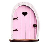Elf Enchanted Miniature World Fairy Door - Indoor/Outdoor Magical Garden Decor for Elf, Window & Door - 3.94"x2.56"
