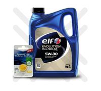 Elf Evolution Full Tech 5W-30 5L 5 Litres Engine Oil + FREE 5L SCREENWASH TAB