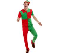 Elf Costume, Green & Red
