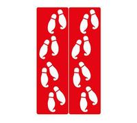 Elf Footprint Christmas Stencils - Pack of 2