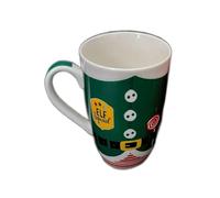 ELF FUN CLUB Christmas Mug | Great for Hot Chocolate | Xmas Eve Box Addition | A Mug for Family Members to Enjoy Over The Festive Season