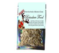 ELF FUN CLUB Magical Reindeer Food - Reindeer Poem - Wildlife Friendly Organic Oats - Christmas Eve Box Filler (LIGHT GREEN)