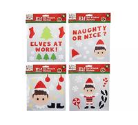 ELF GEL WINDOW STICKER 20CM X 20CM 4 ASSORTED