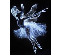 Elf girl Diamond Painting 5D DIY Diamond Art Kits for Adults Kids, Full Drill Rhinestone Embroidery Cross Stitch Crafts 20x28in, Crystal Art Crafts for Adults Canvas Home Wall Decor Woman Gifts 0b-446