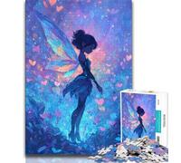 Elf Girl Jigsaw Puzzles for Teenagers 1000 Jigsaws,Educational Game Challenge Toy Wall Decoration Unique Birthday And Xmas Gifts (75x50cm)