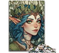 Elf Girl Puzzles for Teenagers Teens 1000pc Puzzle,Stress Reliever Difficult Challenge Unique Home Decor And Gifts (38X26cm)