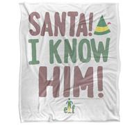 Elf I Know Him Blanket Multicoloured (36In X 58In)