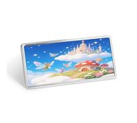 Elf Kingdom Stainless Steel Name Plate with Pin,Durable Personalized Name Tags,Name Badge for Business Work Lable Sign 1.4 * 2.8 in