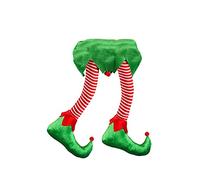 Elf Legs for Christmas Decorations,40 x 30 cm Christmas Elf Stuffed Leg Stuck in Tree,Plush Santa Elf Leg for Fireplace Wreaths Car Tree Decor,Xmas Party D Home Door Wreaths Outdoor