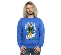 Elf Men's Angry Sweatshirt in Blue | Size: 3XL Elf Blue 3XL