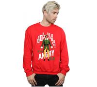 Elf Men's Angry Sweatshirt in Red | Size: Small Elf Red S