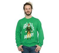 Elf Men's Angry Sweatshirt XX-Large Irish Green