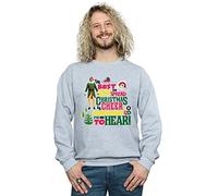 Elf Men's Christmas Cheer Sweatshirt X-Large Sport Grey