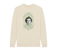 Elf Men's Cotton Headed Ninny Muggins Sweatshirt in Cream | Size: Large Elf Cream L